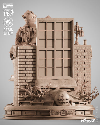 The Invisible Man Statue 3D-Printed Kit
