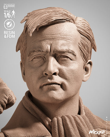 The Invisible Man Statue 3D-Printed Kit