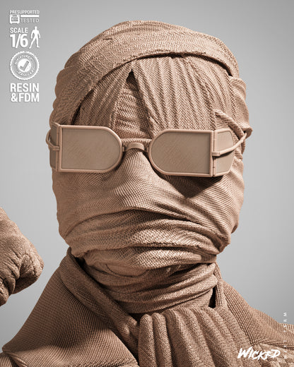 The Invisible Man Statue 3D-Printed Kit