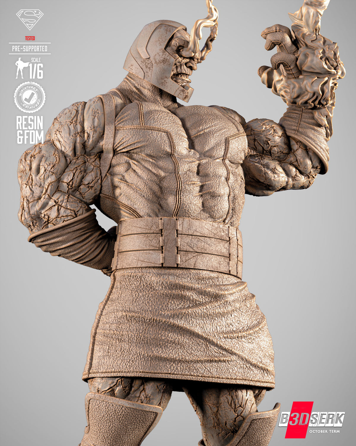 Darkseid Statue 3D-Printed Kit