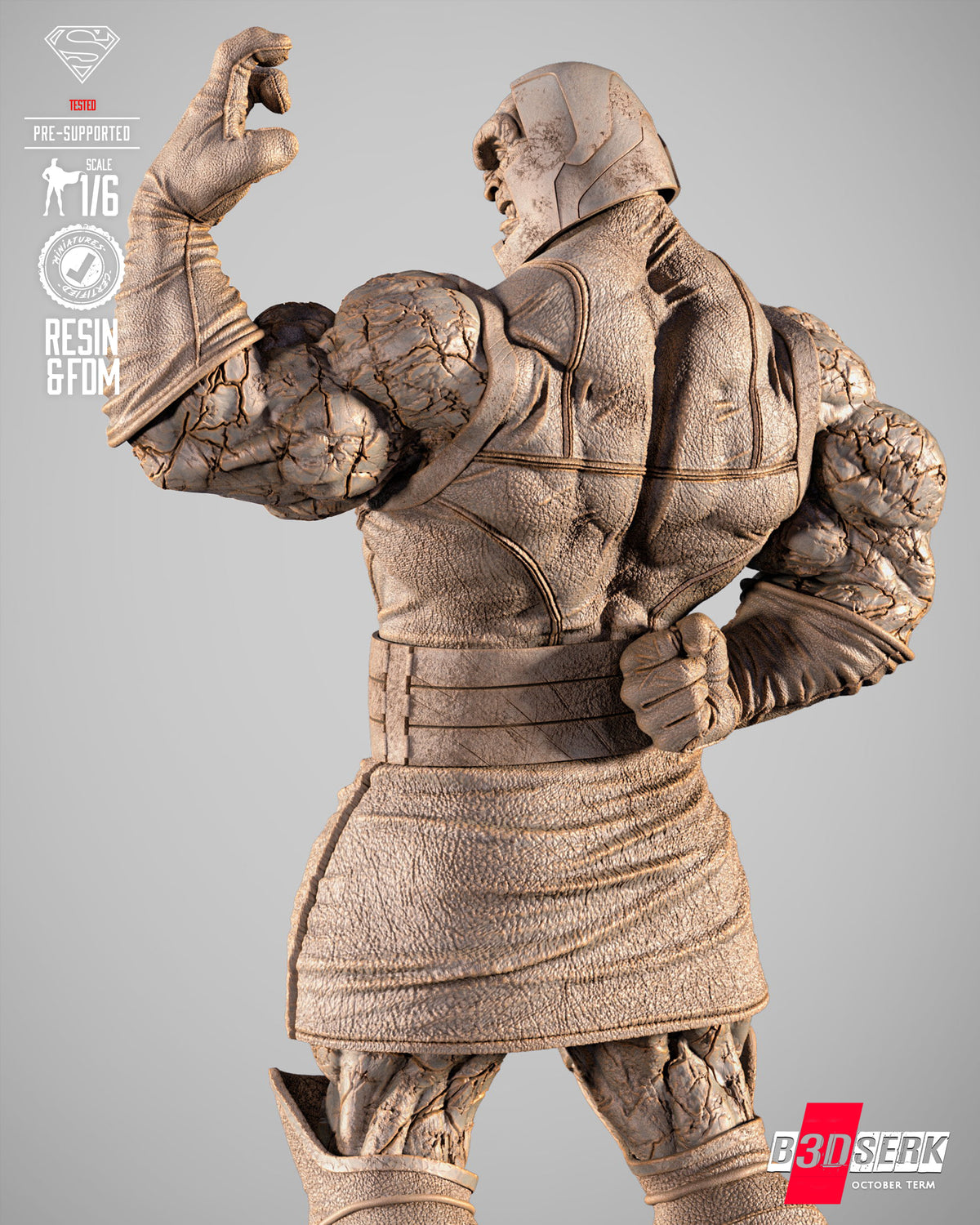 Darkseid Statue 3D-Printed Kit