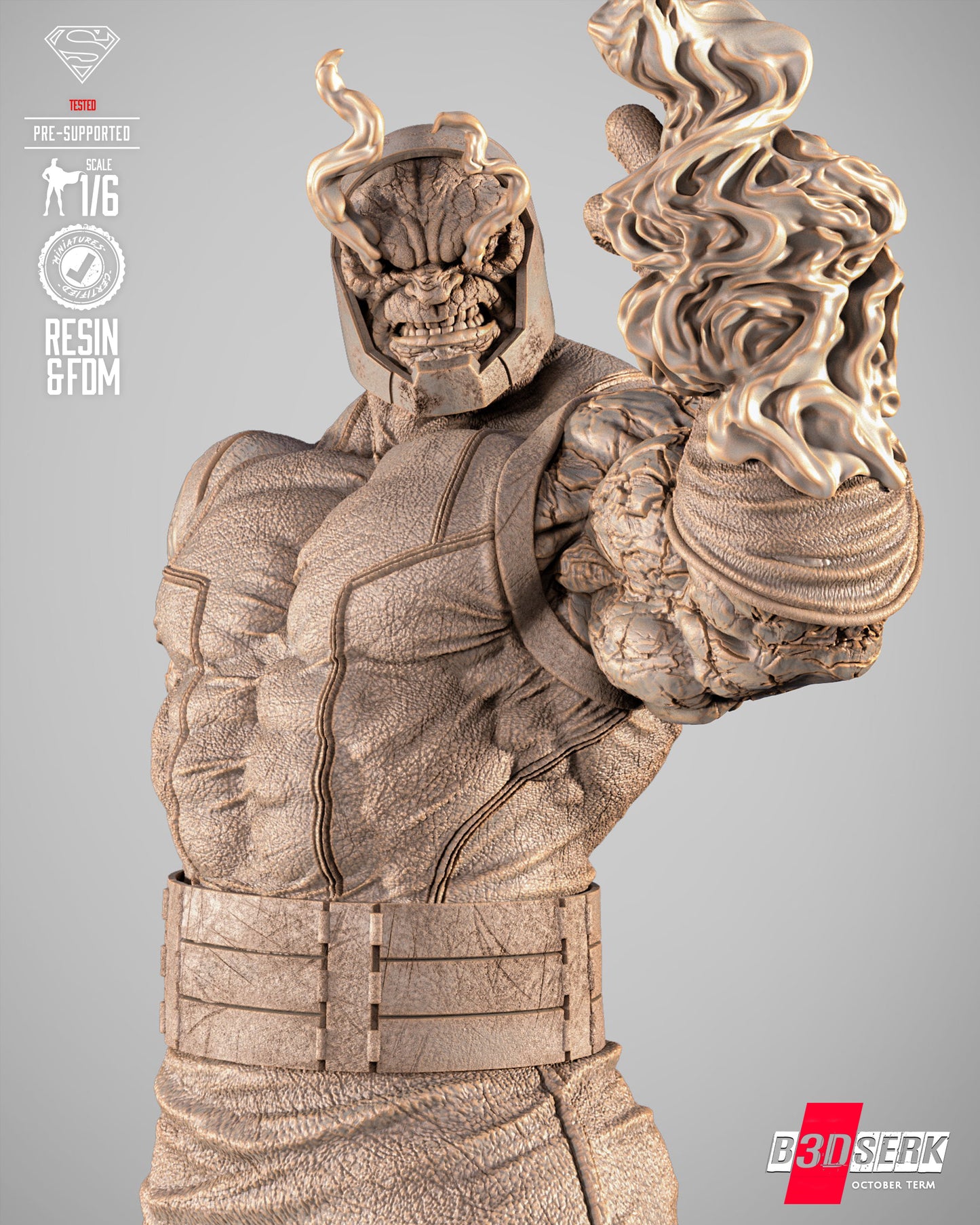 Darkseid Statue 3D-Printed Kit