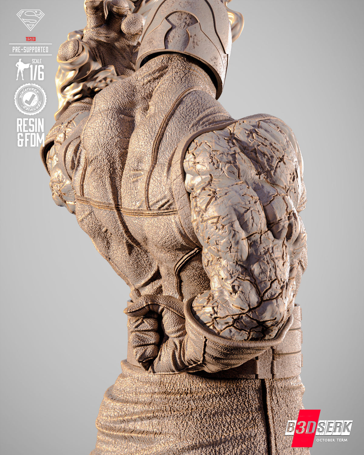 Darkseid Statue 3D-Printed Kit