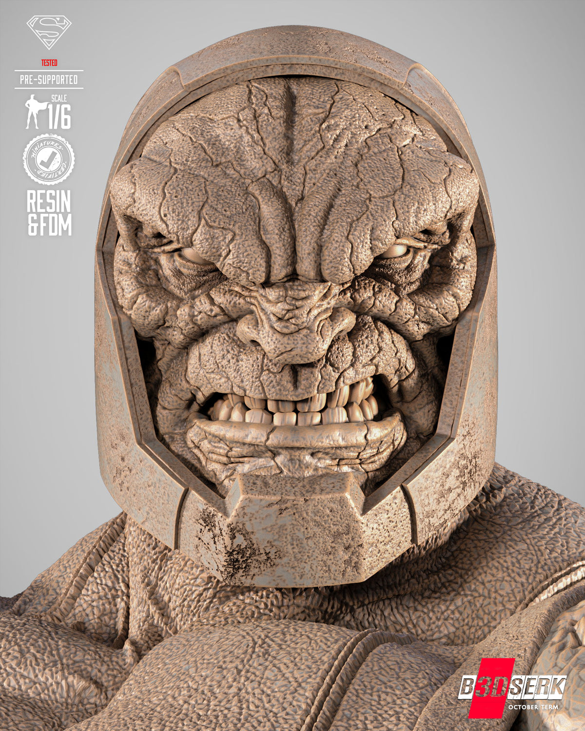 Darkseid Statue 3D-Printed Kit