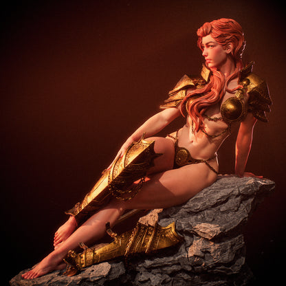 The Ember Queen Statue 3D-Printed Kit