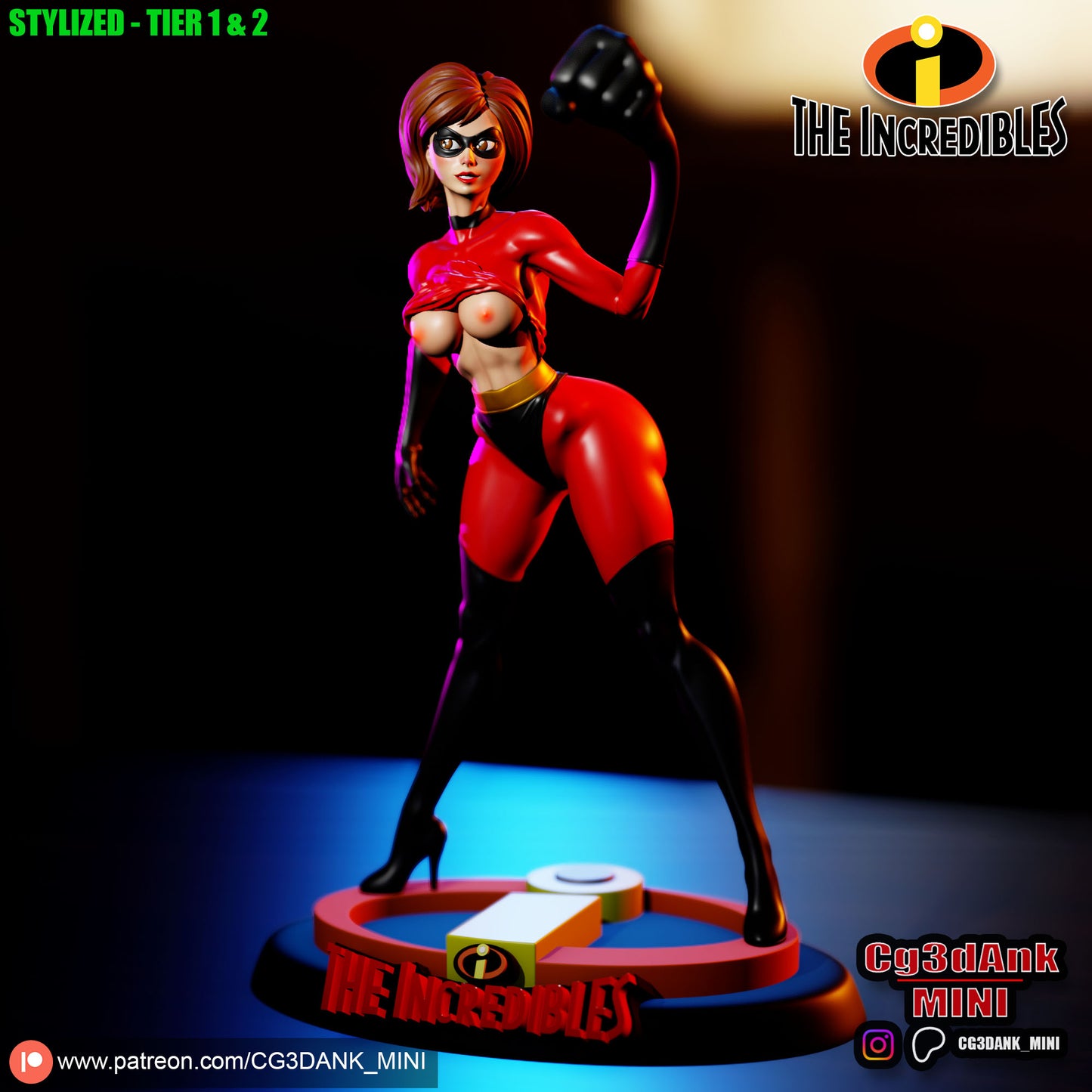 Elastigirl Statue