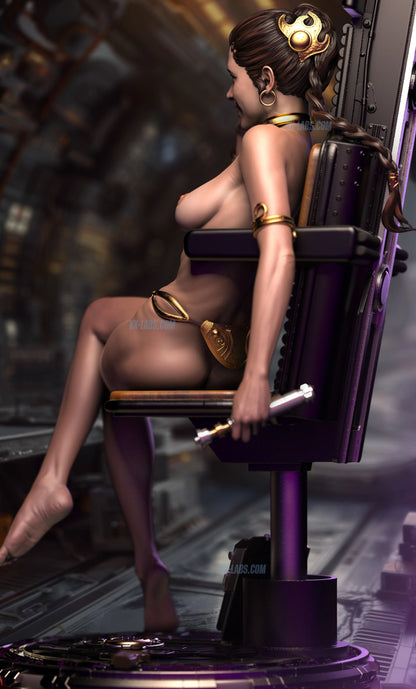 Princess Leia - Rebel Throne Statue