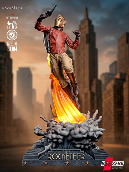 Rocketeer Statue 3D-Printed Kit