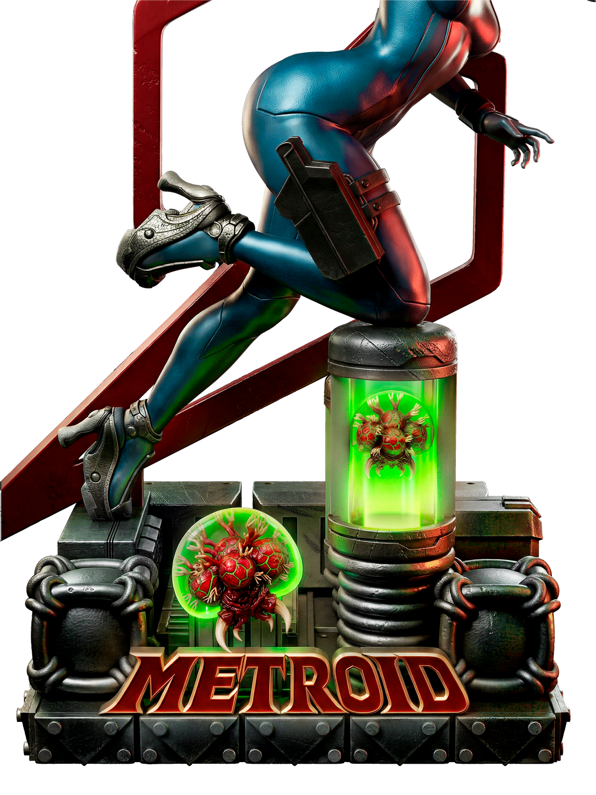 Samus Statue 3D-Printed Kit