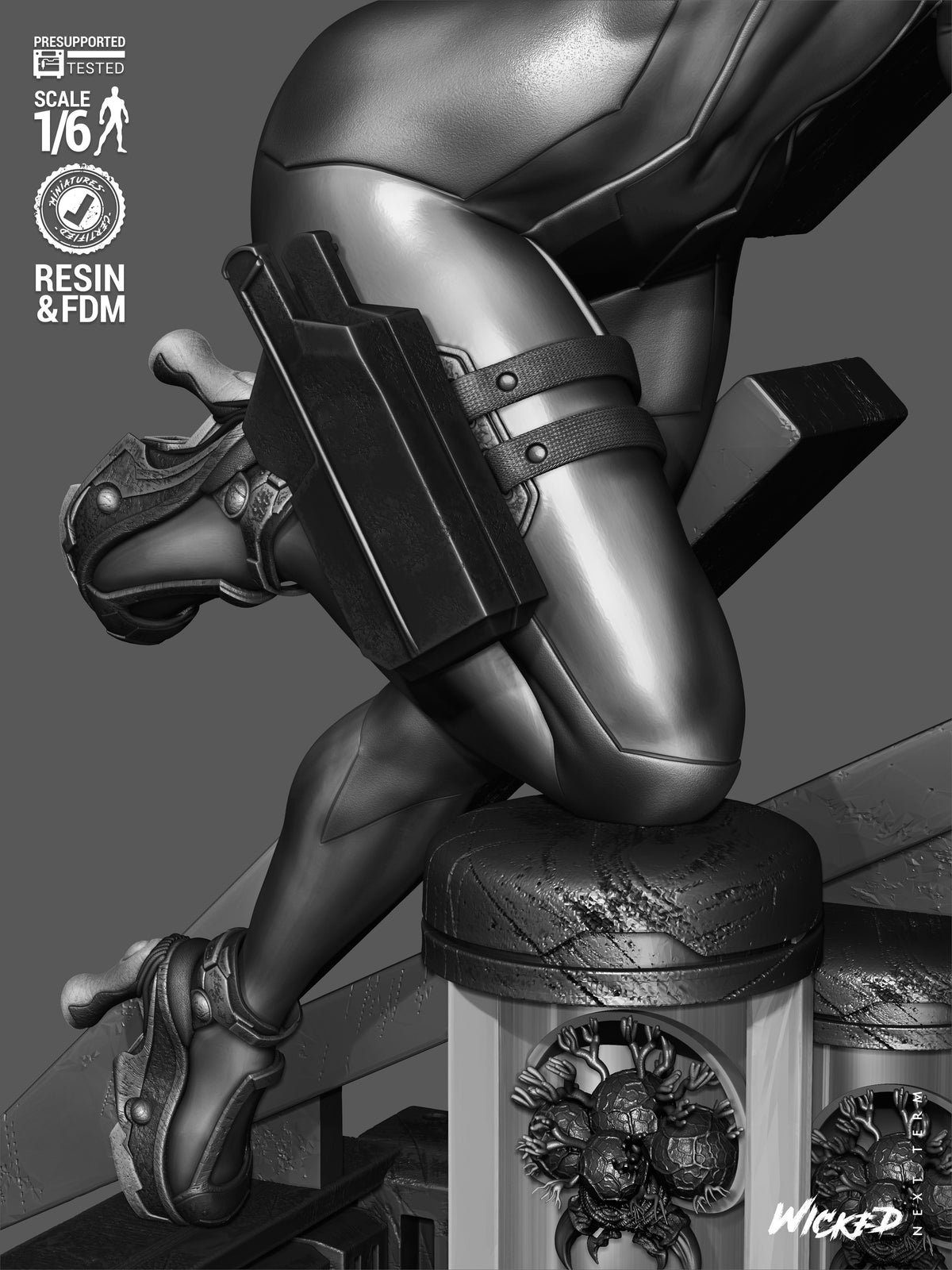 Samus Statue 3D-Printed Kit