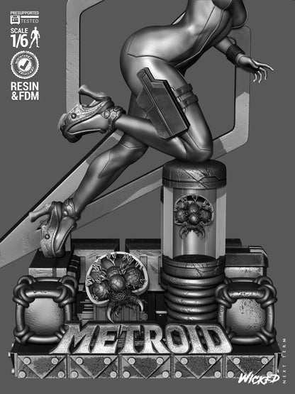 Samus Statue 3D-Printed Kit