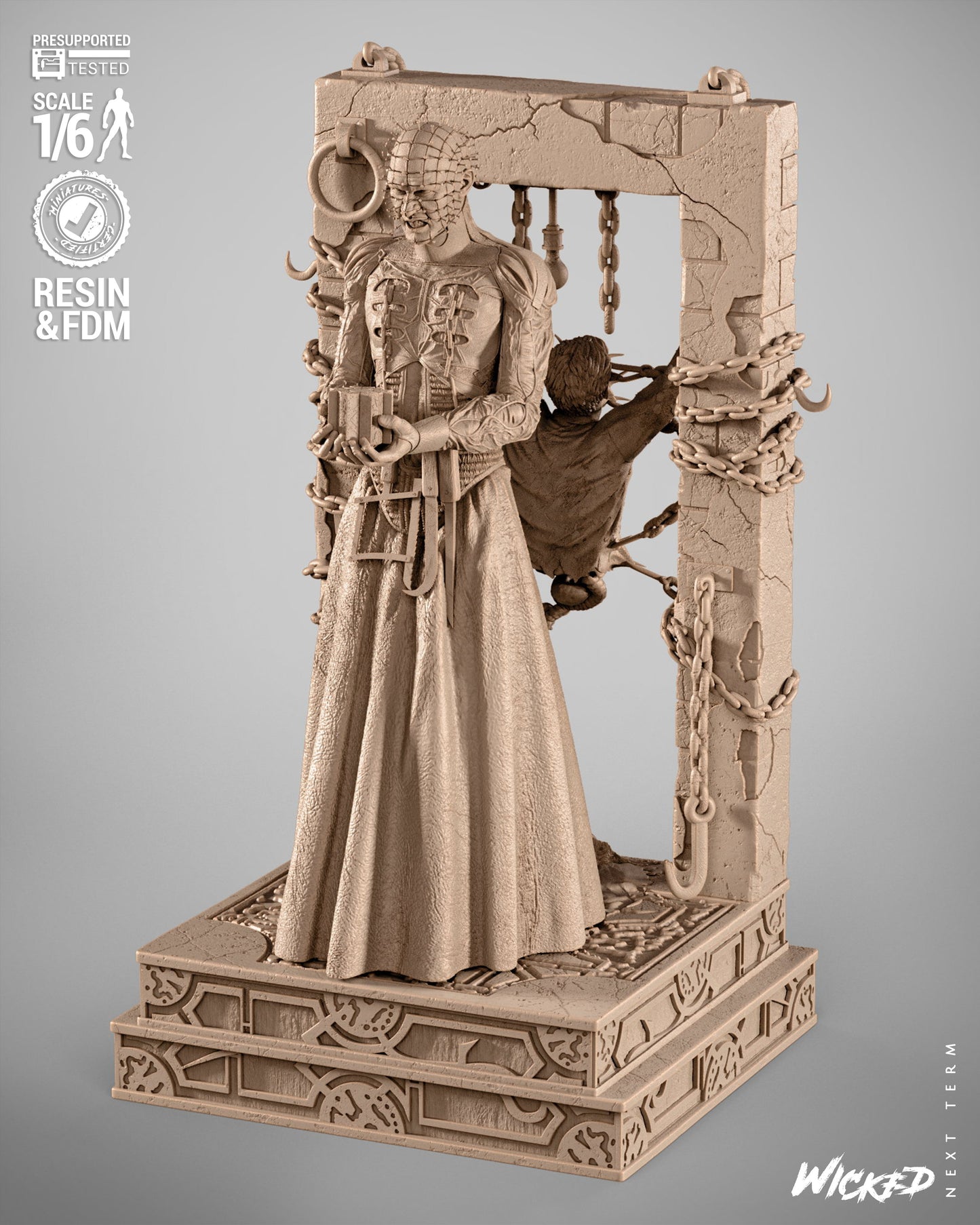 Pinhead Statue 3D-Printed Kit