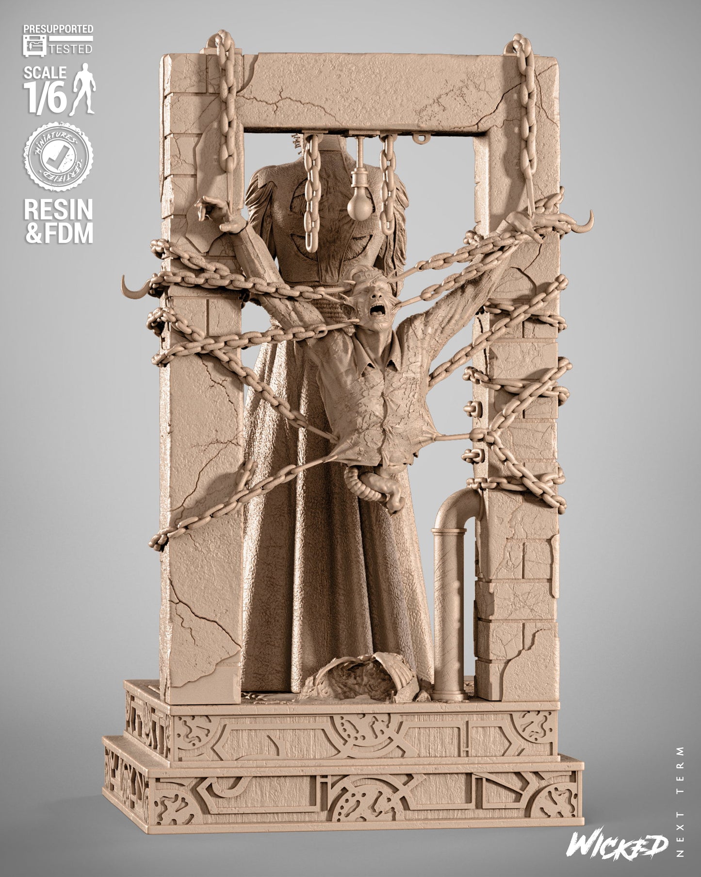 Pinhead Statue 3D-Printed Kit