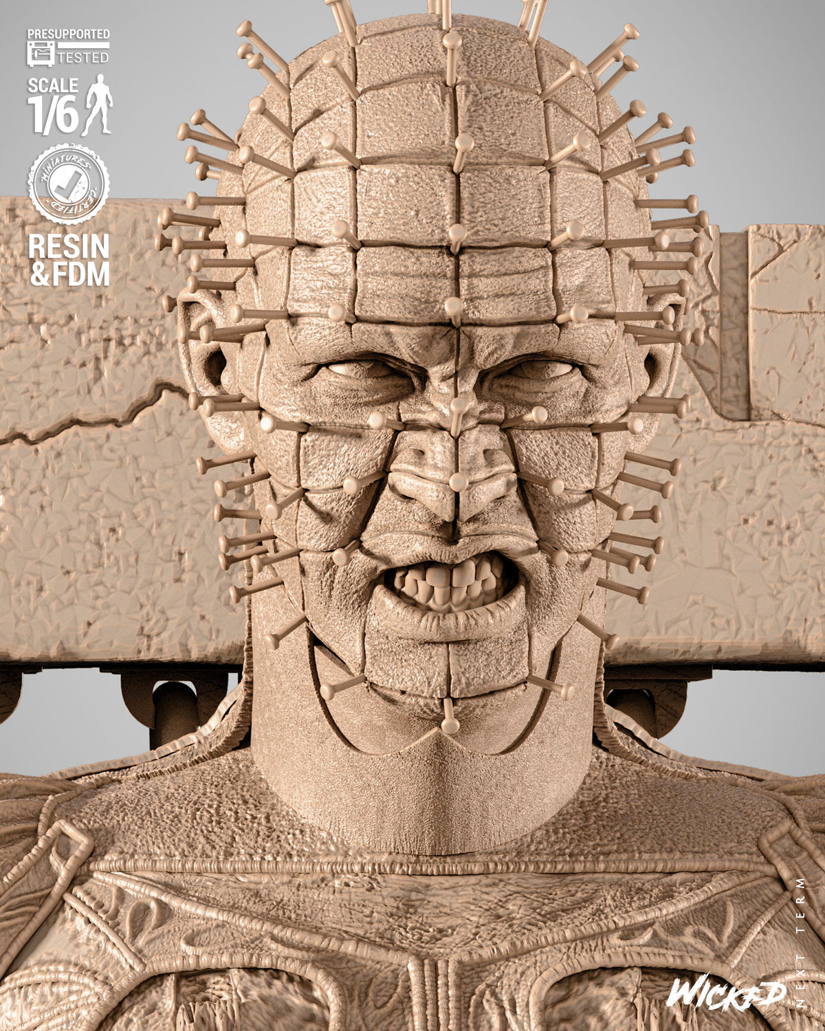 Pinhead Statue 3D-Printed Kit