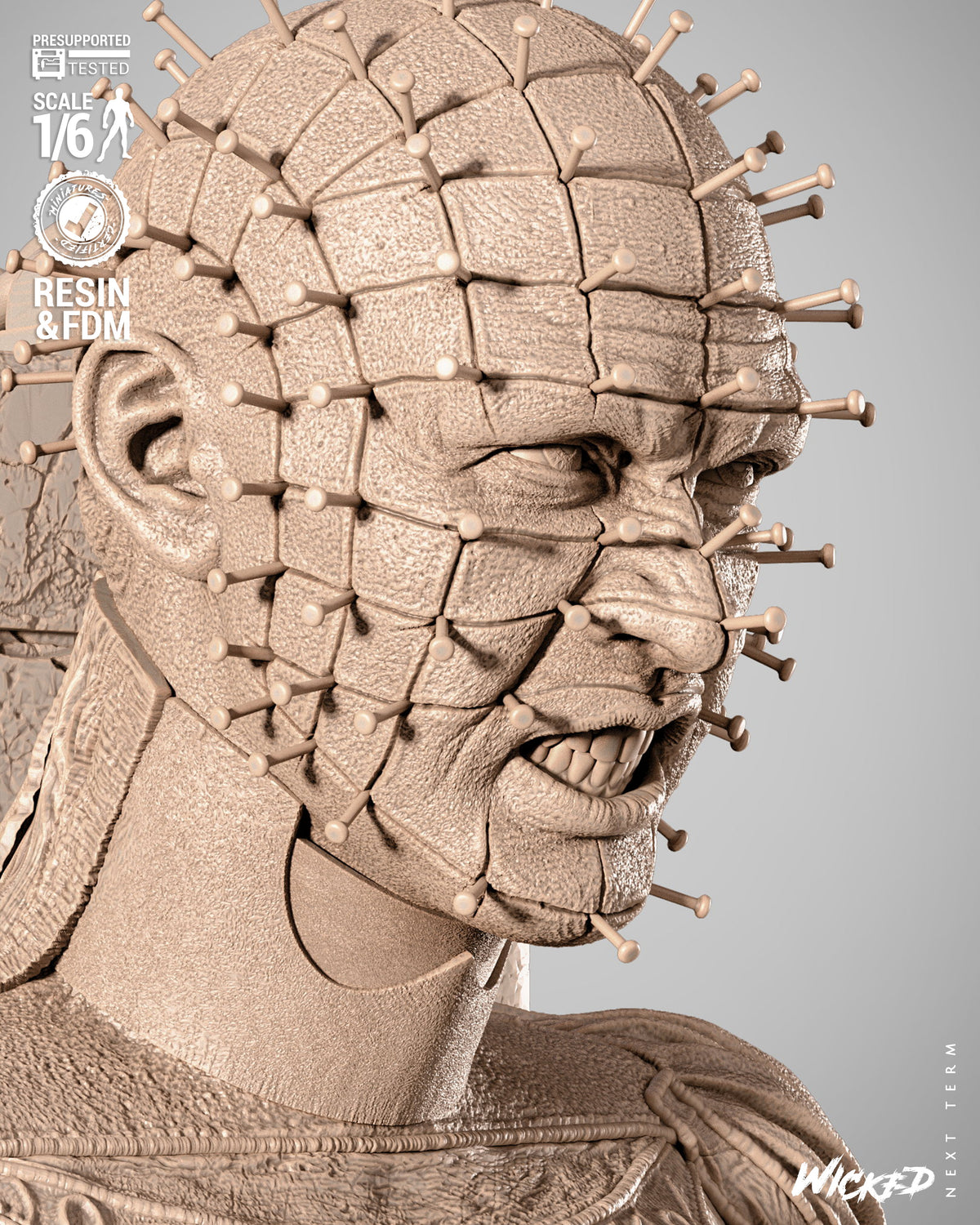 Pinhead Statue 3D-Printed Kit