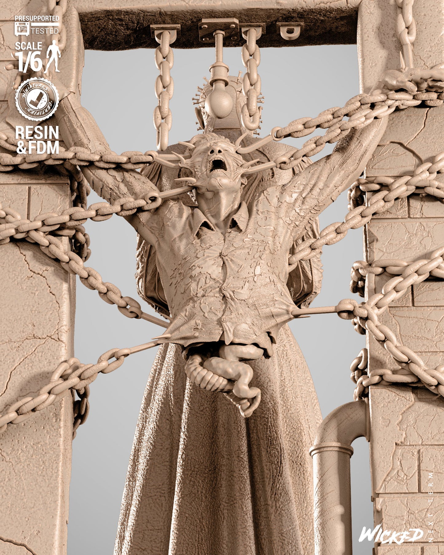 Pinhead Statue 3D-Printed Kit