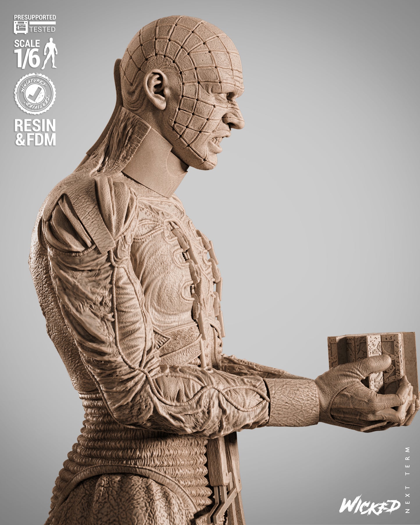 Pinhead Statue 3D-Printed Kit