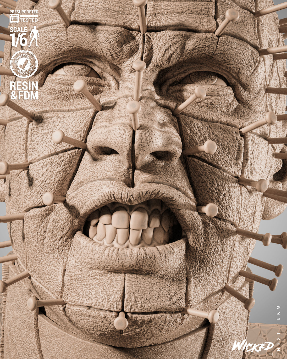 Pinhead Statue 3D-Printed Kit