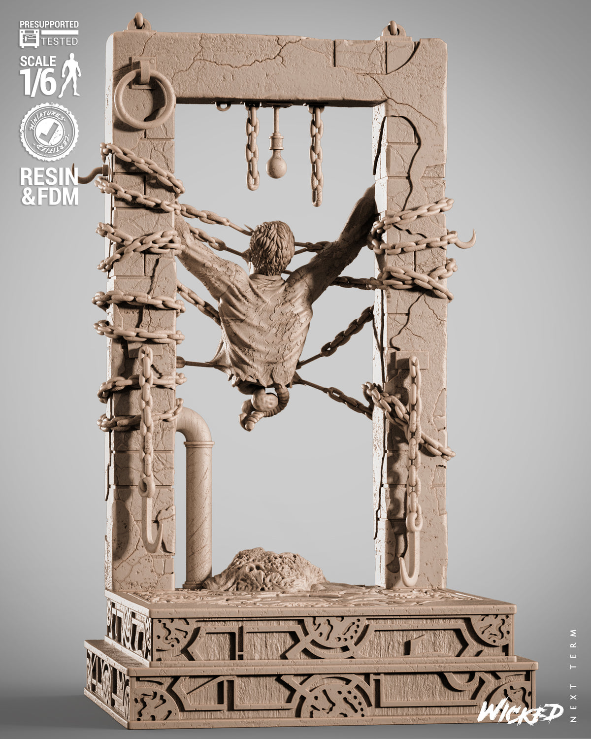 Pinhead Statue 3D-Printed Kit