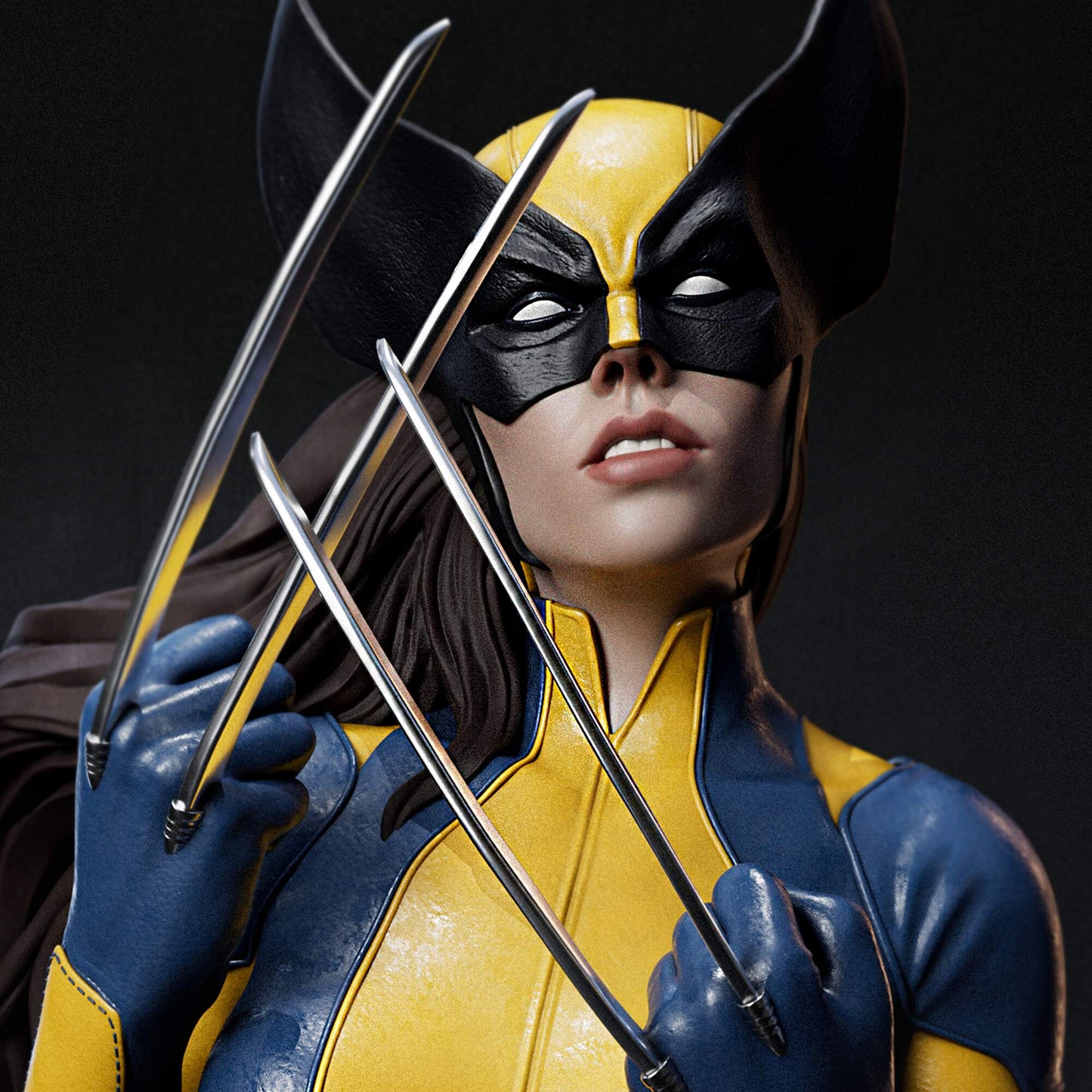 Laura Kinney Wolverine Statue 3D-Printed Kit