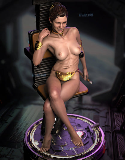 Princess Leia - Rebel Throne Statue