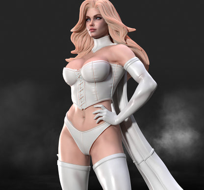Emma Frost Matc3D Statue