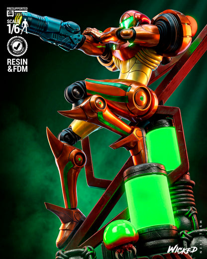 Samus (Suit Variant) Statue 3D-Printed Kit