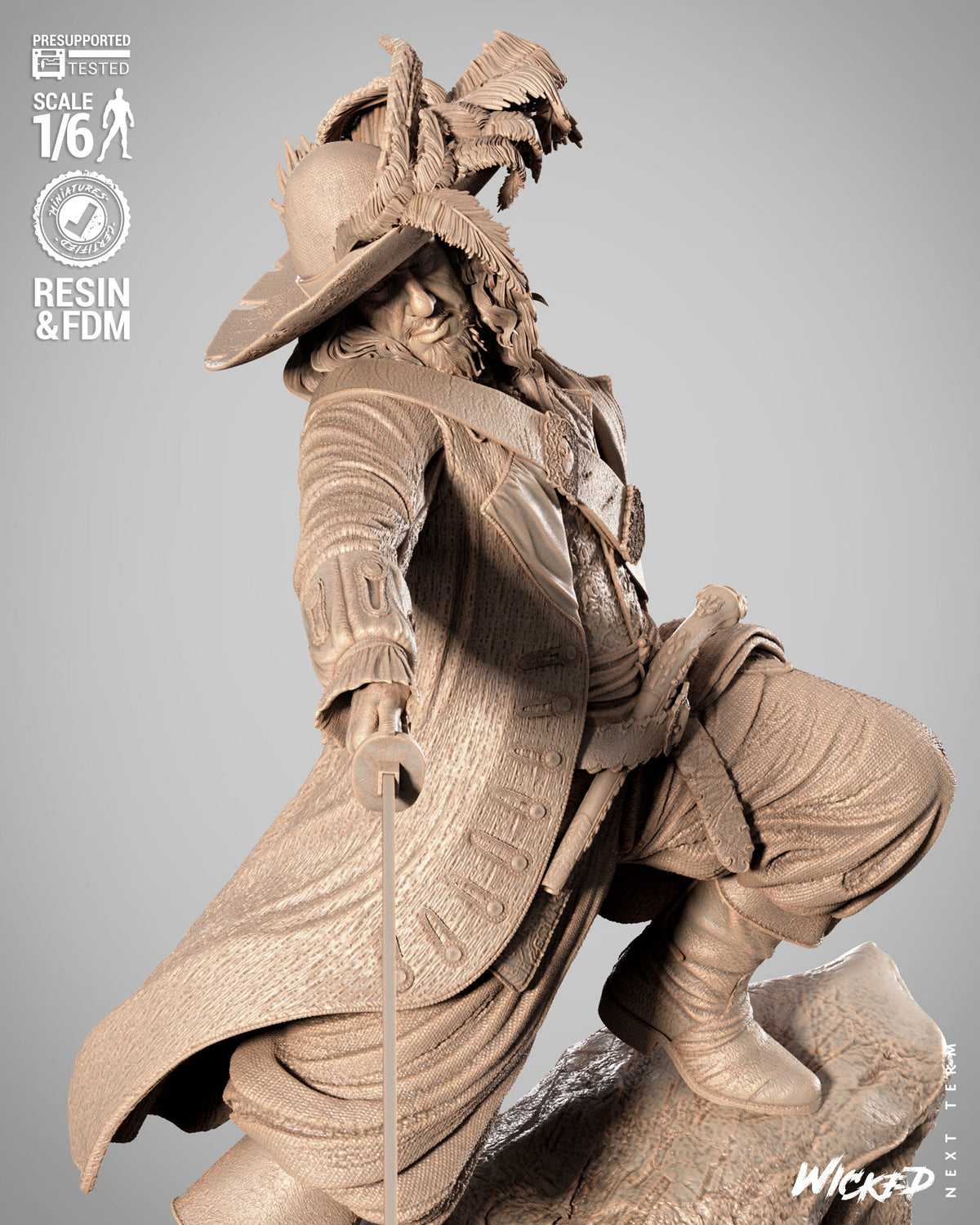 Hector Barbossa Statue
