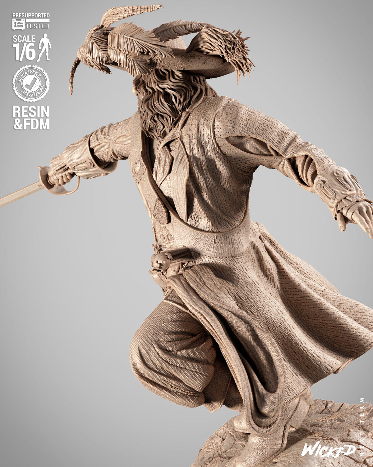 Hector Barbossa Statue