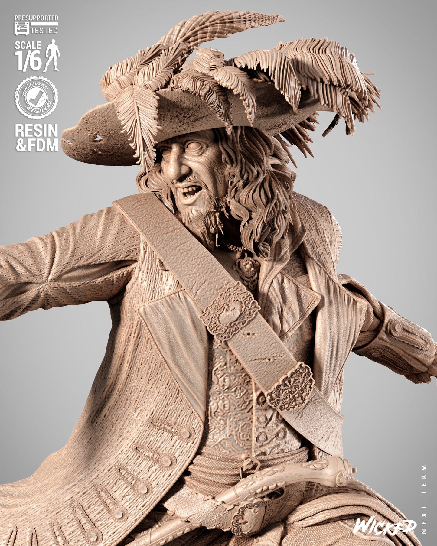 Hector Barbossa Statue