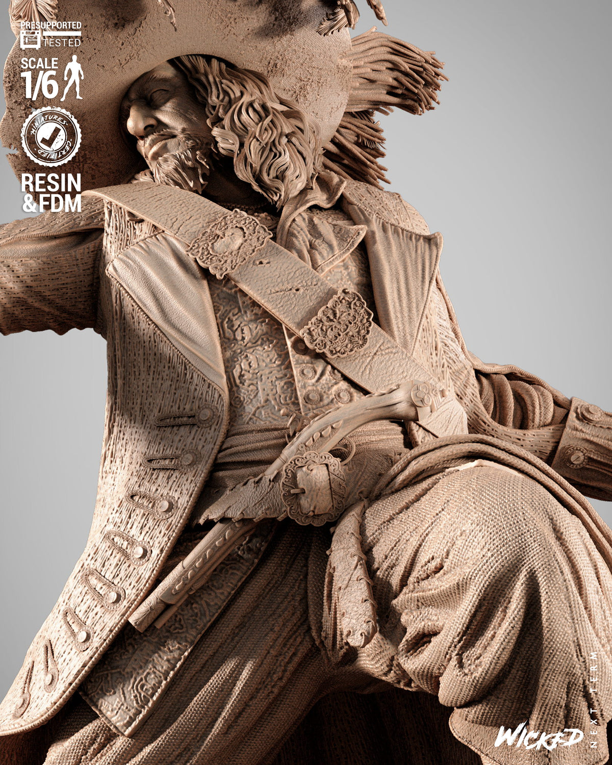 Hector Barbossa Statue