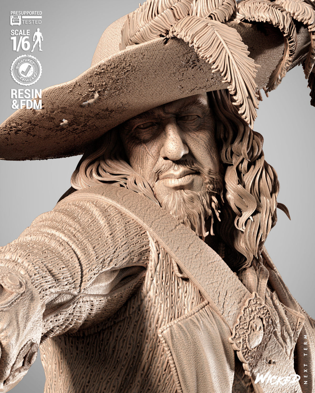 Hector Barbossa Statue