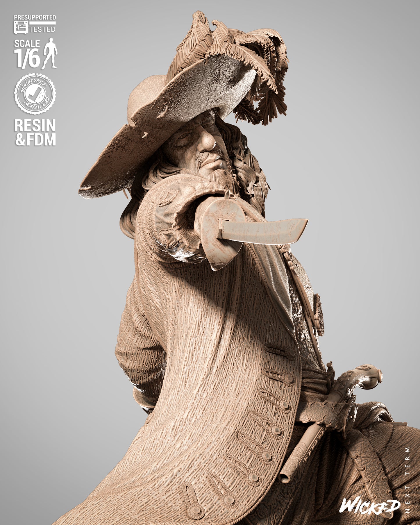 Hector Barbossa Statue