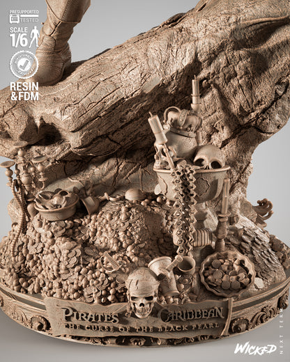 Hector Barbossa Statue