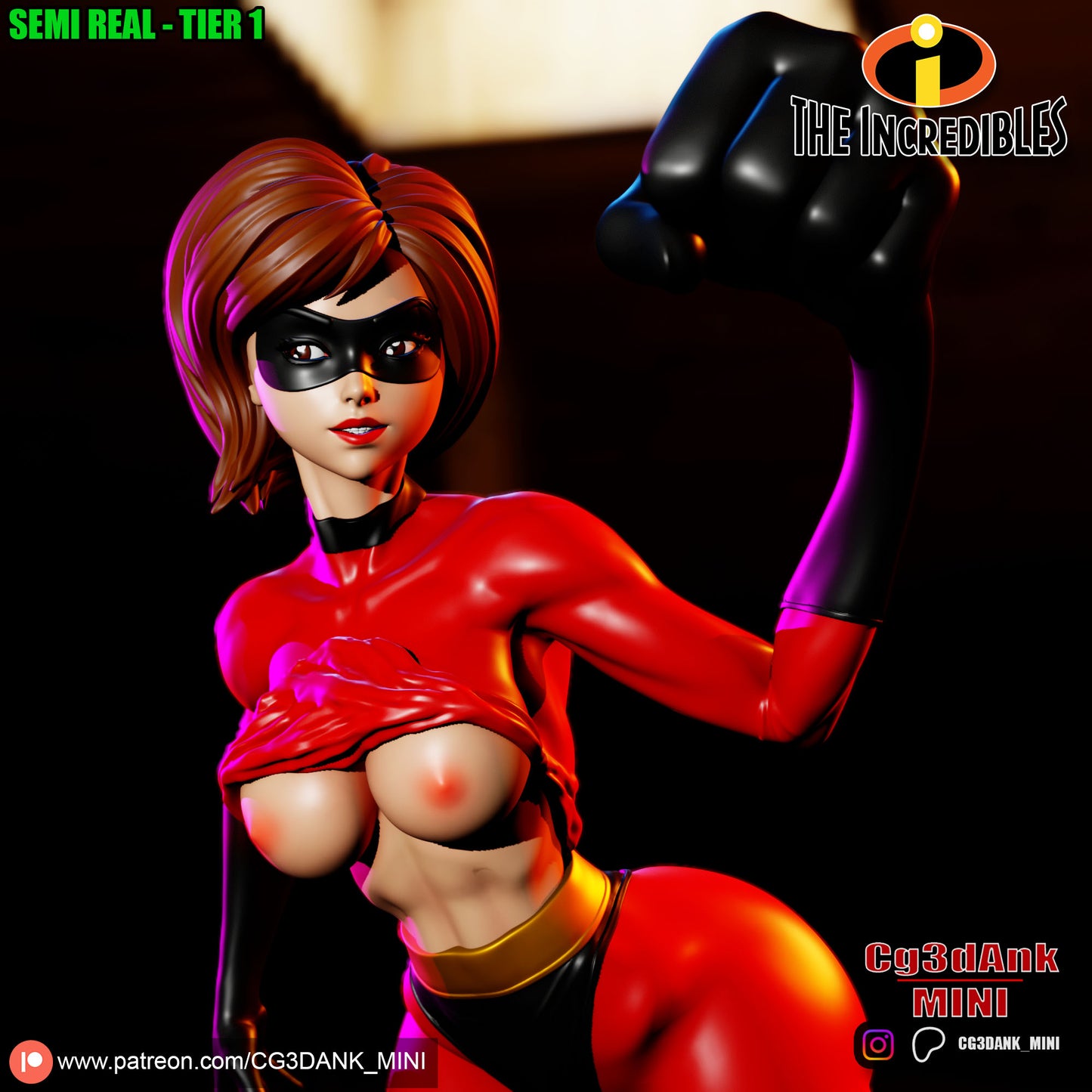 Elastigirl Statue