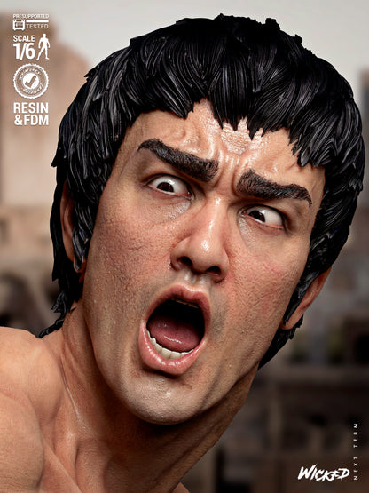Bruce Lee Statue 3D-Printed Kit