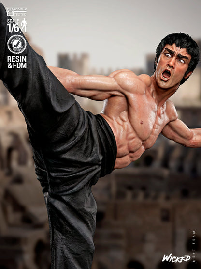 Bruce Lee Statue 3D-Printed Kit