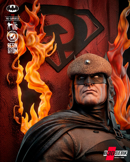 Batman Red Son Statue 3D-Printed Kit