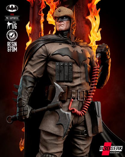 Batman Red Son Statue 3D-Printed Kit