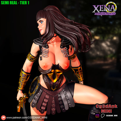 Xena - Warrior Parincess Statue 3D-Printed Kit