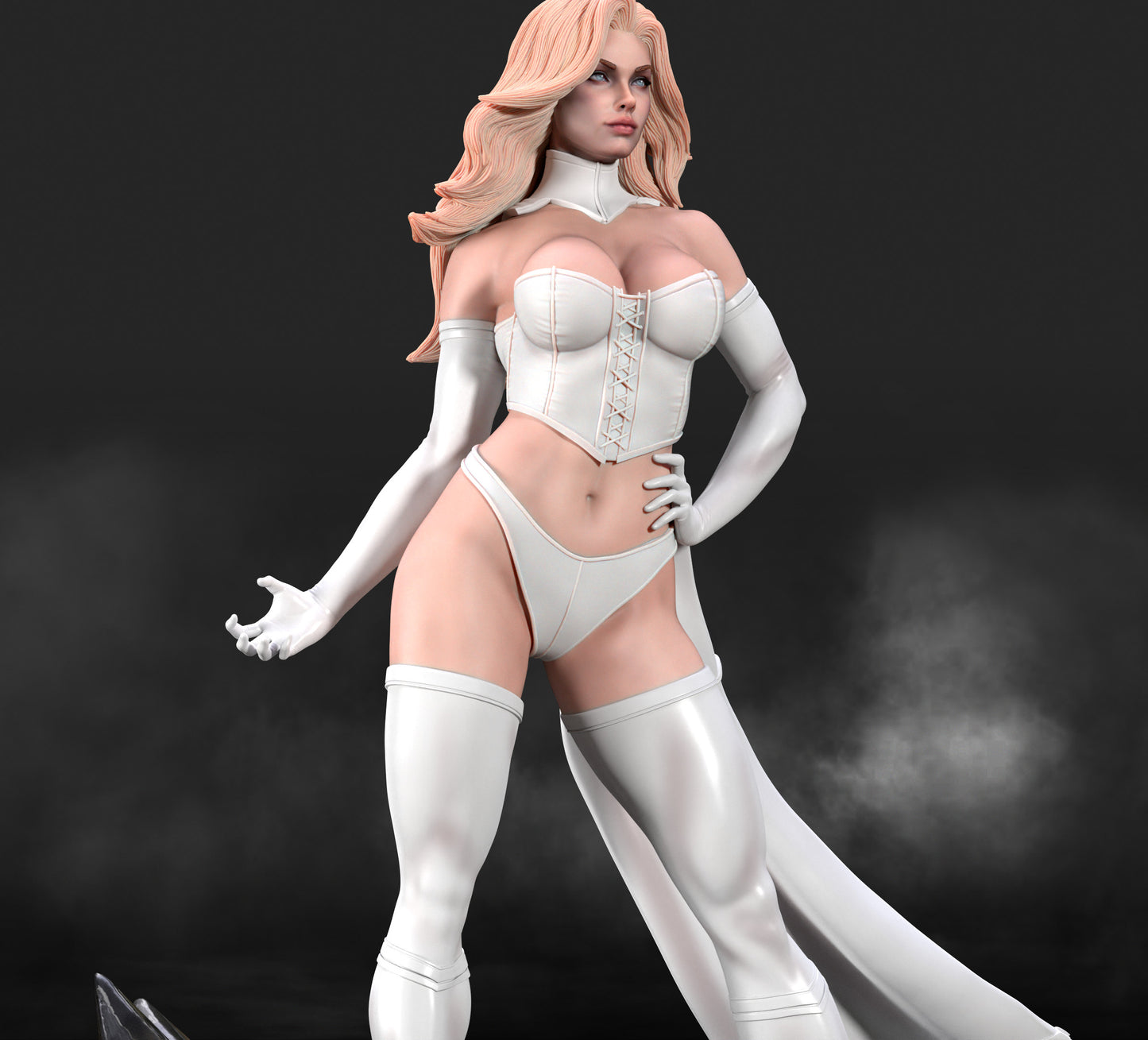 Emma Frost Matc3D Statue