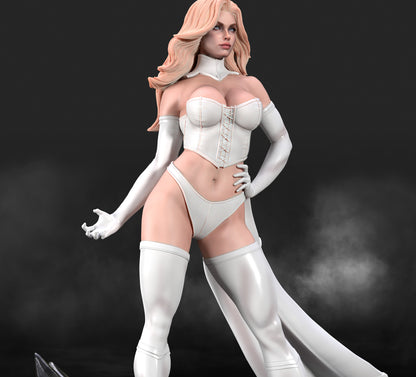 Emma Frost Matc3D Statue