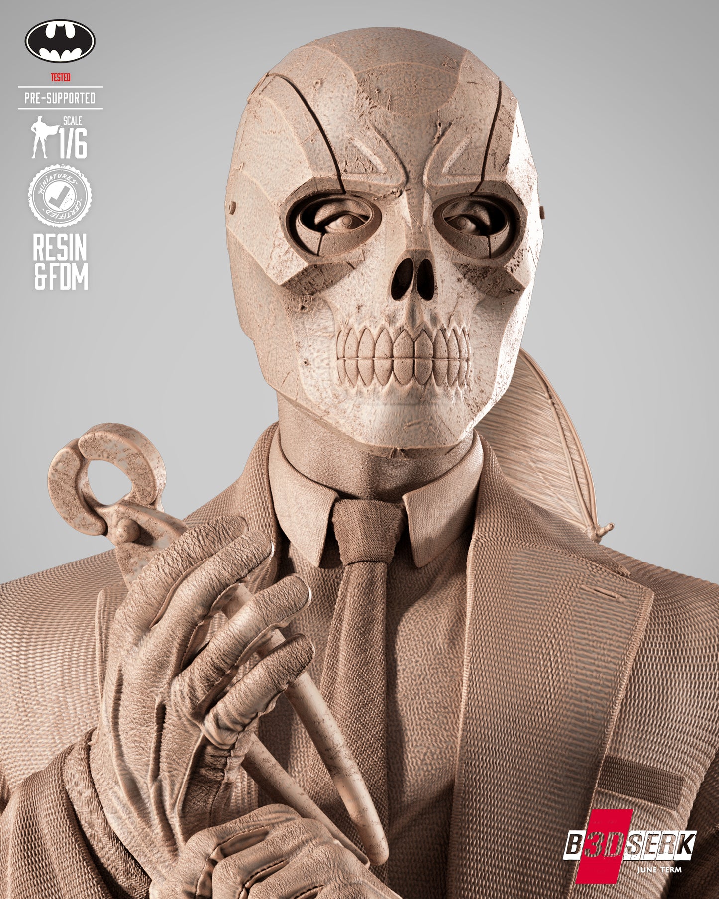Black Mask Statue