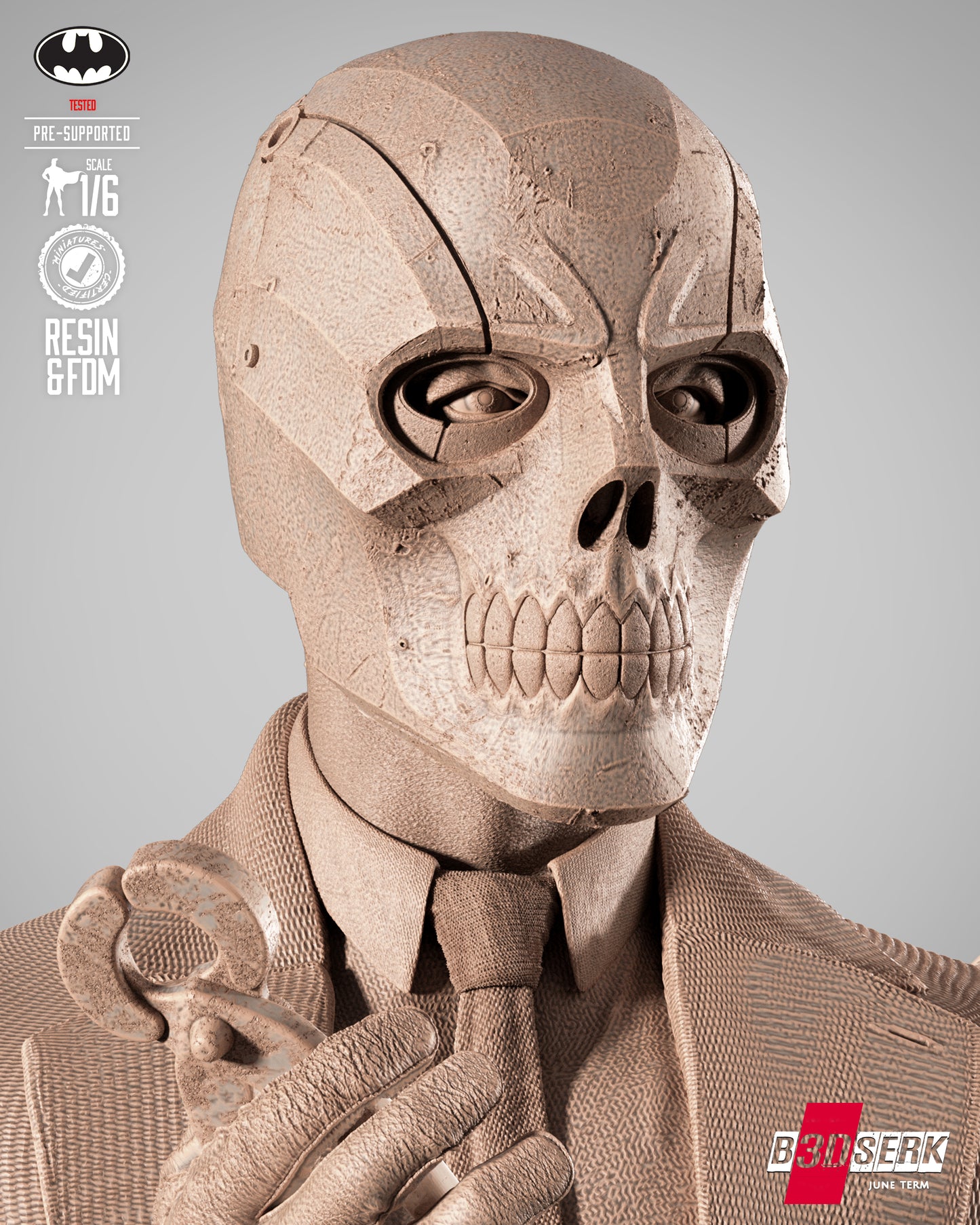 Black Mask Statue