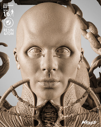 Female Cenobite Statue 3D-Printed Kit
