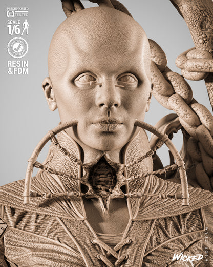 Female Cenobite Statue 3D-Printed Kit