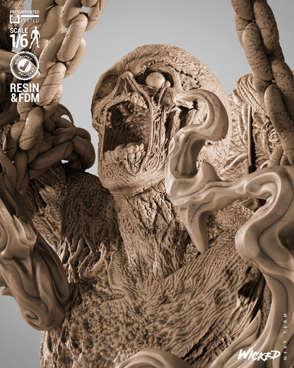 Female Cenobite Statue 3D-Printed Kit