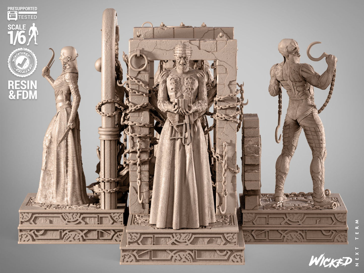 Hellriser Diorama 3D-Printed Kit