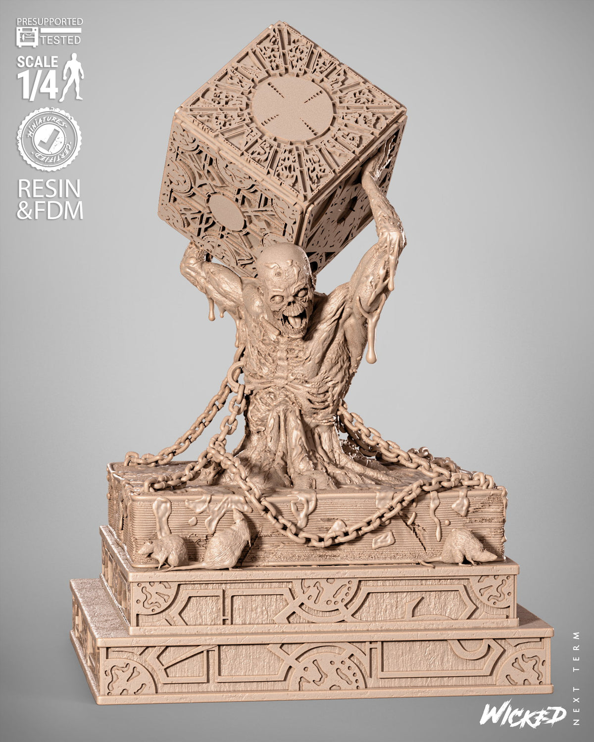 Hellriser Diorama 3D-Printed Kit