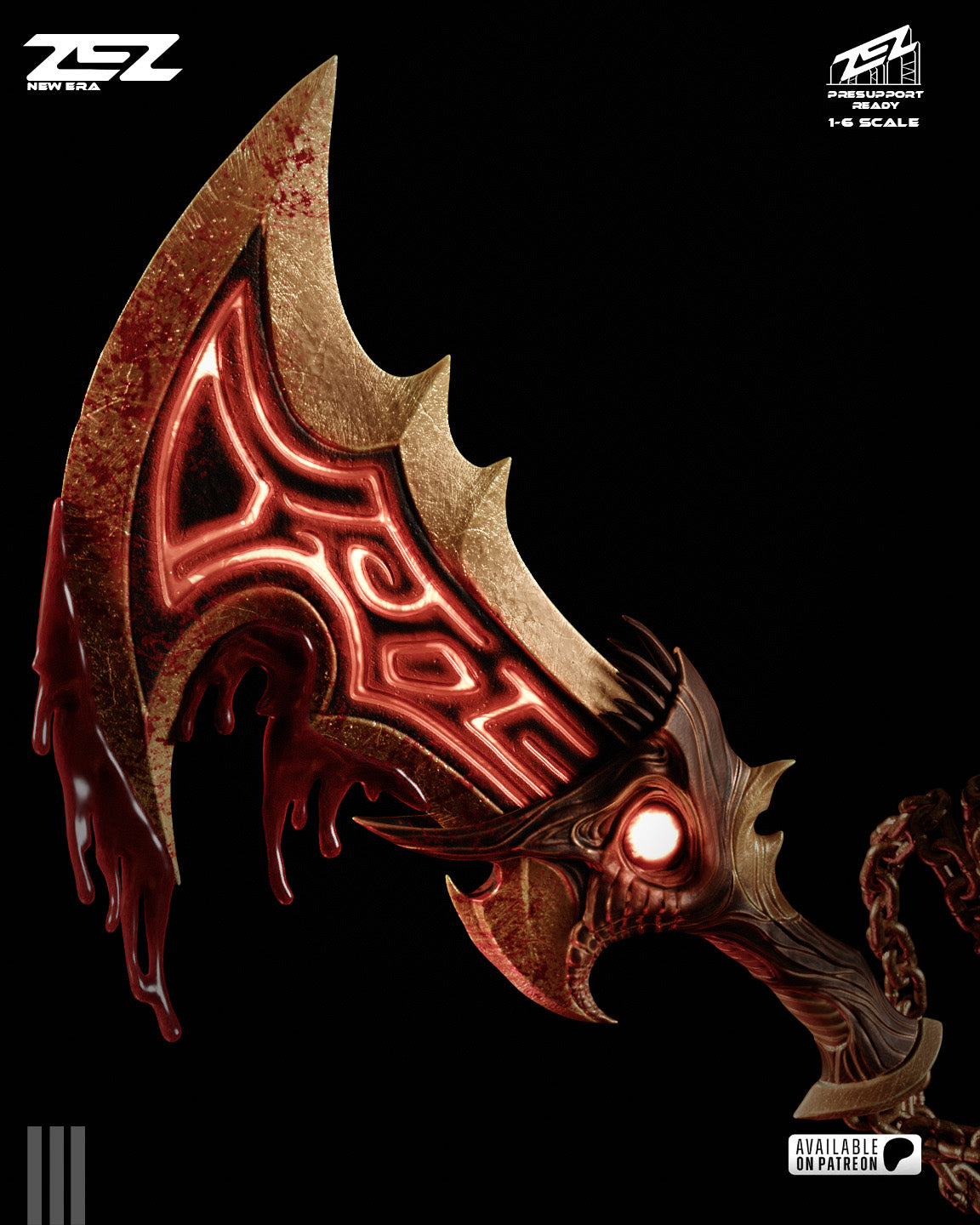 Kratos Statue 3D-Printed Kit